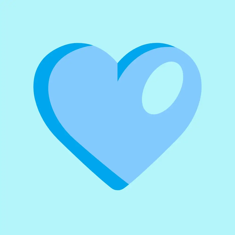 🩵 Significado Del Emoji De Corazón Azul Claro